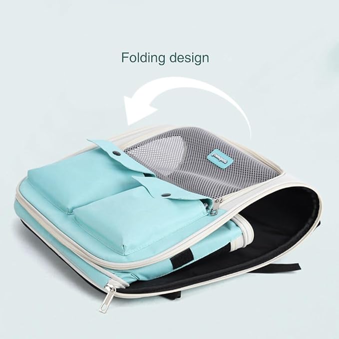 Moorpet Breathable Soft-Sided Pet Carrier for Cats & Small Dogs