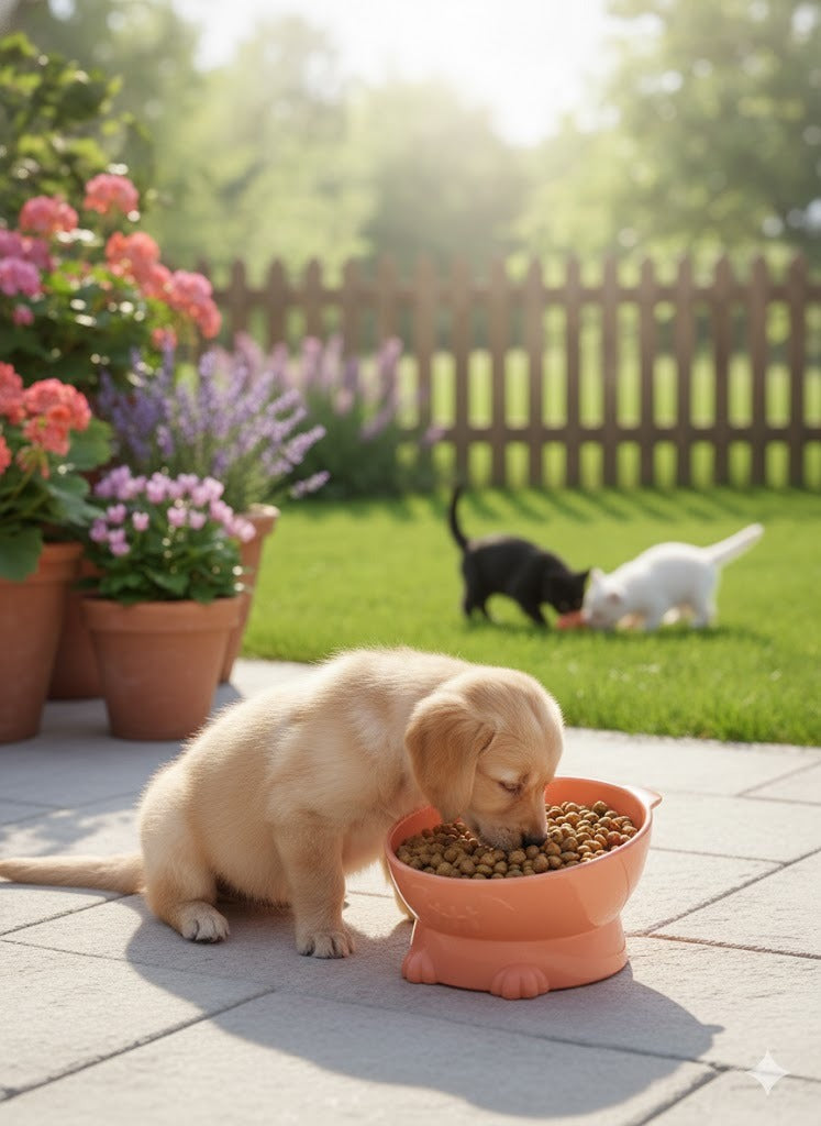 BunnyBee Deep Bowl for Kittens & Cats
