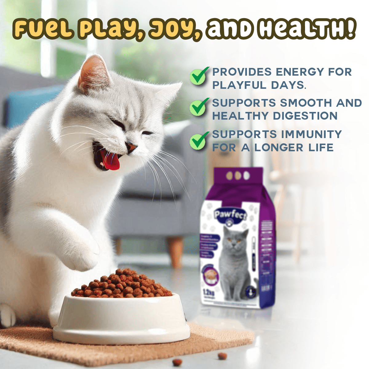 Pawfect Adult Cat Food - 1 Year and Above