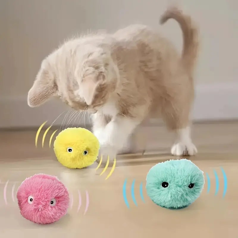 Petgravity Smart Touch Catnip Ball Toy (Pack of 3)