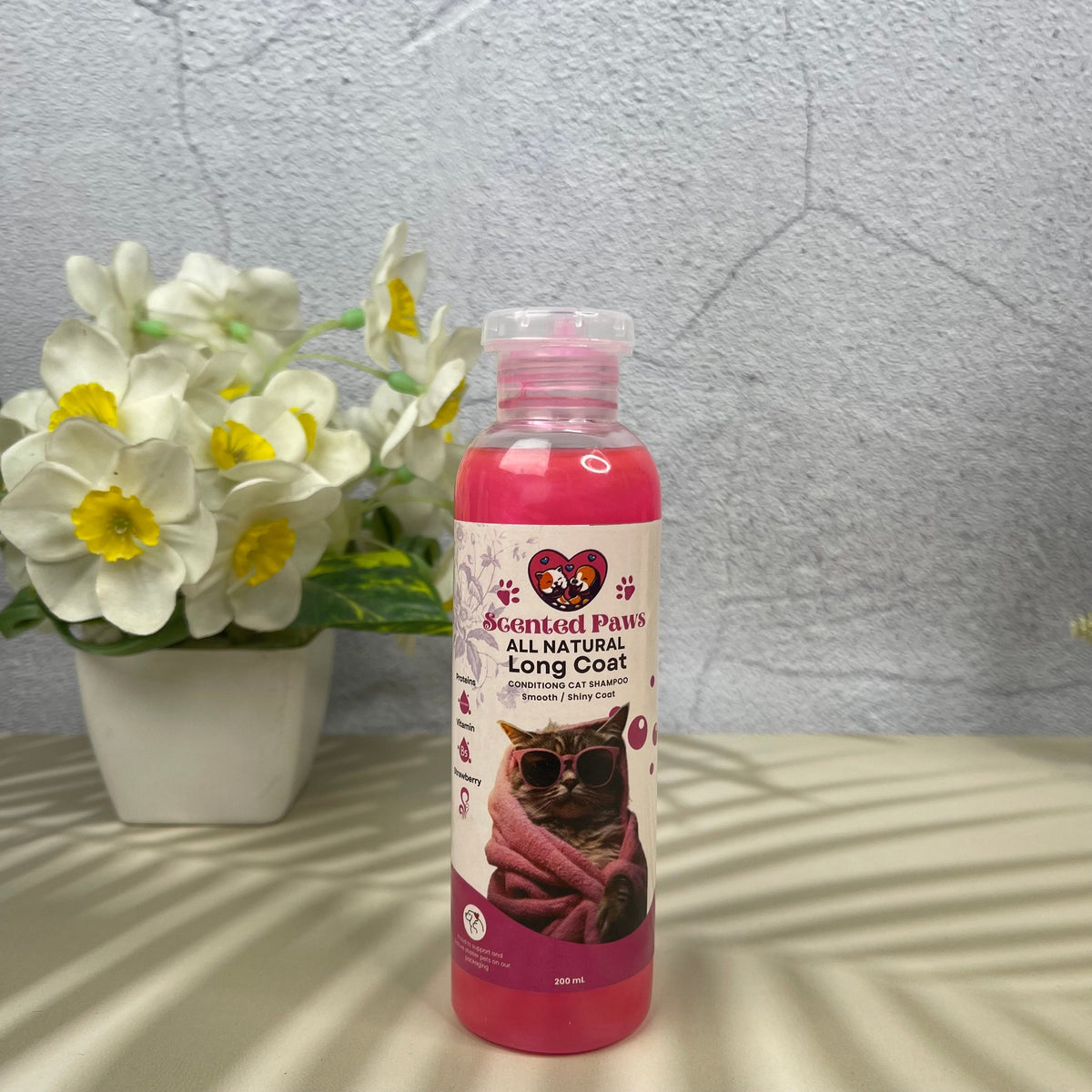 Scented Paws All Natural Long Coat Cat Shampoo