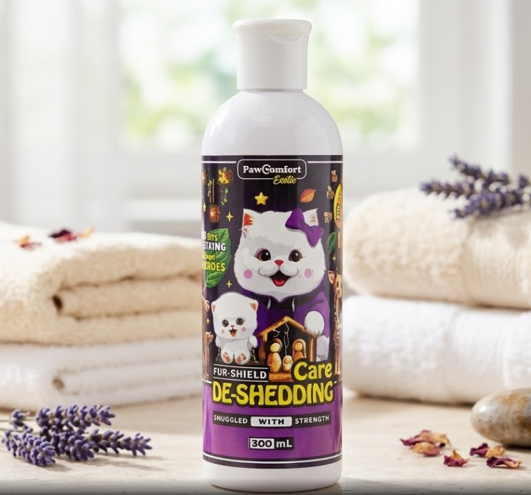 PawComfort De-Shedding Care Shampoo for Cats - 300ML