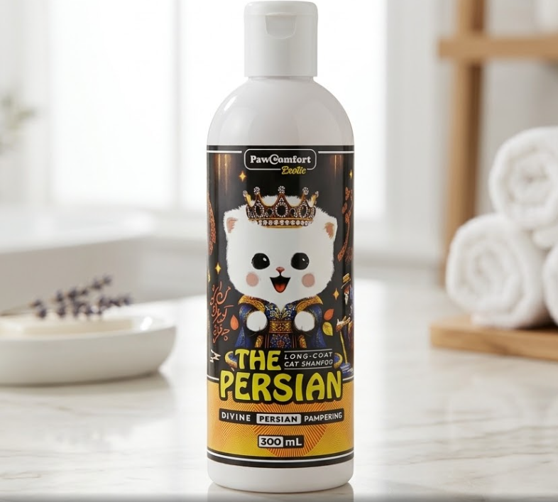 PawComfort Persian Long Coat Cat Shampoo - 300ML