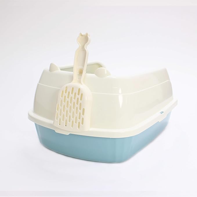 Semi-Enclosed Adult Cat Litter Box
