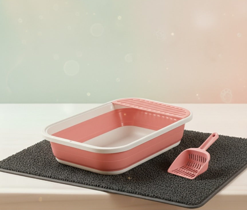 Travel Litter Tray for Cats & Kitten