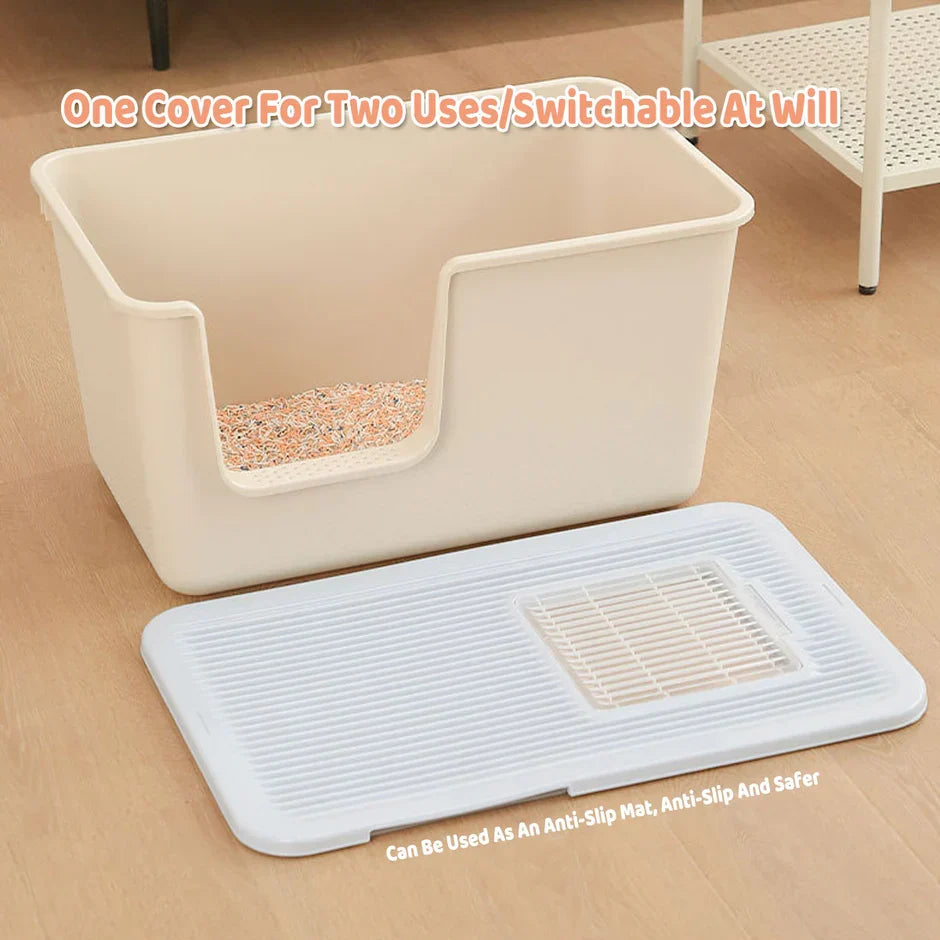 Happy Hatch Dual-Entry Enclosed Cat Litter Box