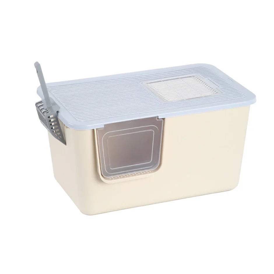 Happy Hatch Dual-Entry Enclosed Cat Litter Box