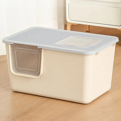Happy Hatch Dual-Entry Enclosed Cat Litter Box