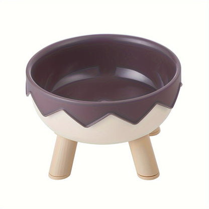 Egg Shell Design High-legged Bowl
