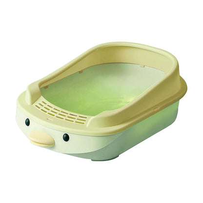 Cute Interchangable Animal Face Shape Litter Tray With Lid