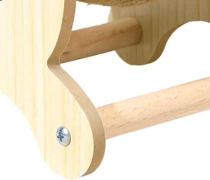 Wooden Sisal Ball Cat Scratcher