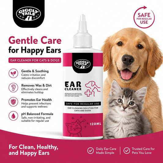 Ear Cleaner for Cats and Dogs 120ml