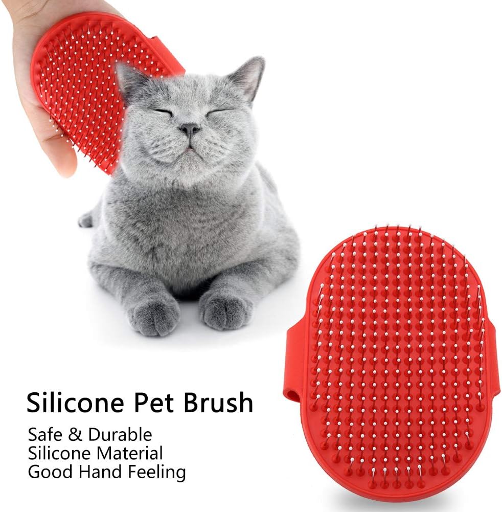 Round Silicone Pet Bath Brush