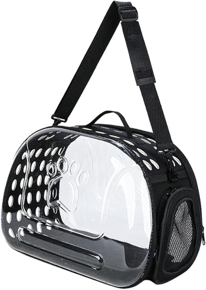 Transparent Portable Pet Carrier Bag for Cats & Small Dogs