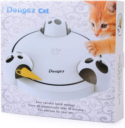 Automatic Interactive Hide & Seek Cat Toy with 4 Speed Modes