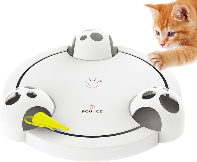 Automatic Interactive Hide & Seek Cat Toy with 4 Speed Modes