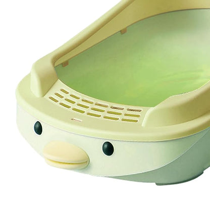 Cute Interchangable Animal Face Shape Litter Tray With Lid