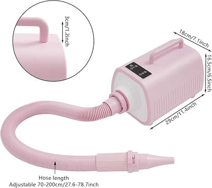 Professional Pet Hair Dryer with Adjustable Heat & Speed for Dogs & Cats