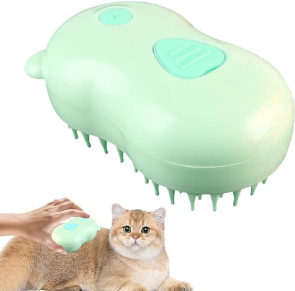 Pet Soft Steamy Brush for Removing Tangled And Loose Hair