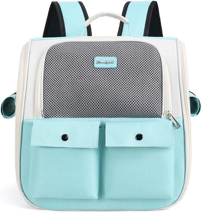 Moorpet Breathable Soft-Sided Pet Carrier for Cats & Small Dogs