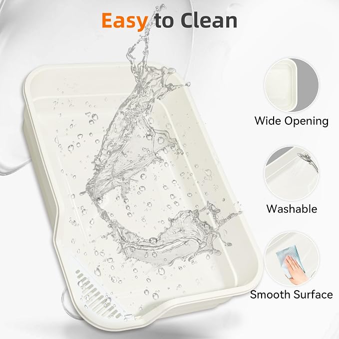 PawEase Cat Litter Tray with Scoop