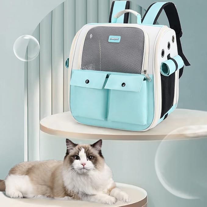 Moorpet Breathable Soft-Sided Pet Carrier for Cats & Small Dogs