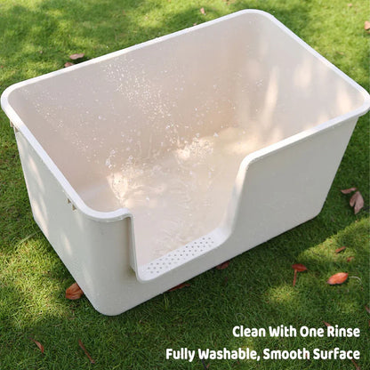 Happy Hatch Dual-Entry Enclosed Cat Litter Box