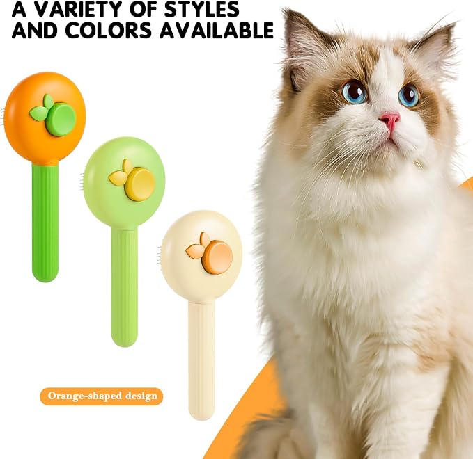 Lime Shaped Pet Grooming Brush