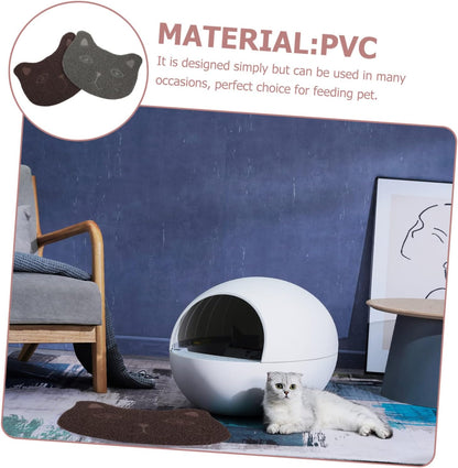 Happy Paws 2-in-1 Cat Feeding & Litter Catcher Mat