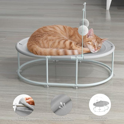 Top Med Cat Soft Hammock With Hanging Toy
