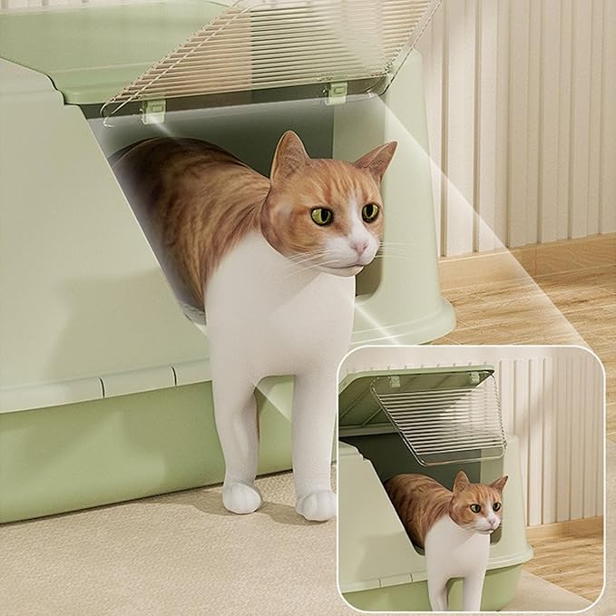 Jumbo Hooded Cat Litter Box