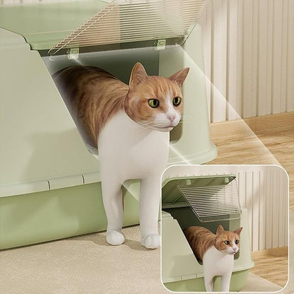 Jumbo Hooded Cat Litter Box