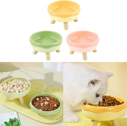 Elevated Cat Food & Water Bowl