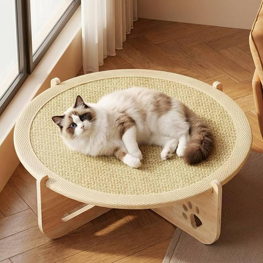 2-in-1 Cat Scratcher & Hammock Bed