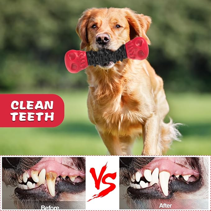SkullBite Tough Chew Toy For Puppies
