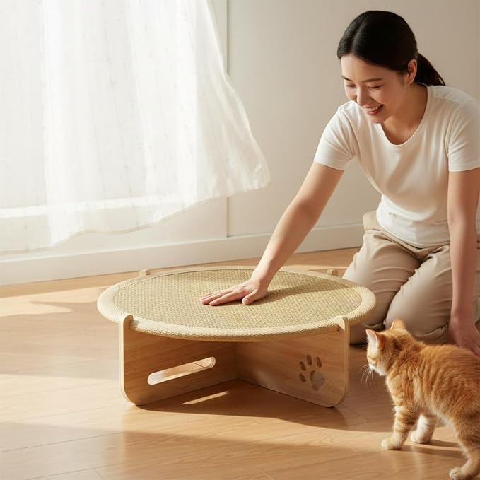 2-in-1 Cat Scratcher & Hammock Bed
