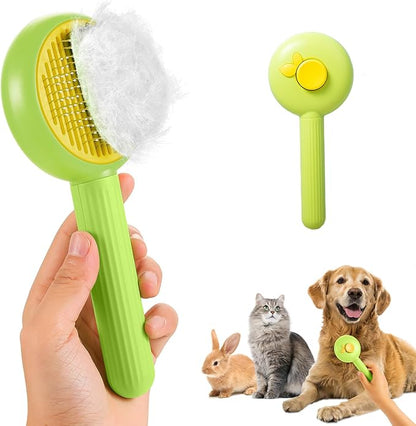 Lime Shaped Pet Grooming Brush