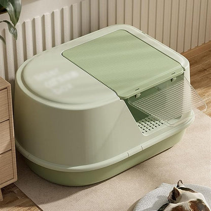 Jumbo Hooded Cat Litter Box
