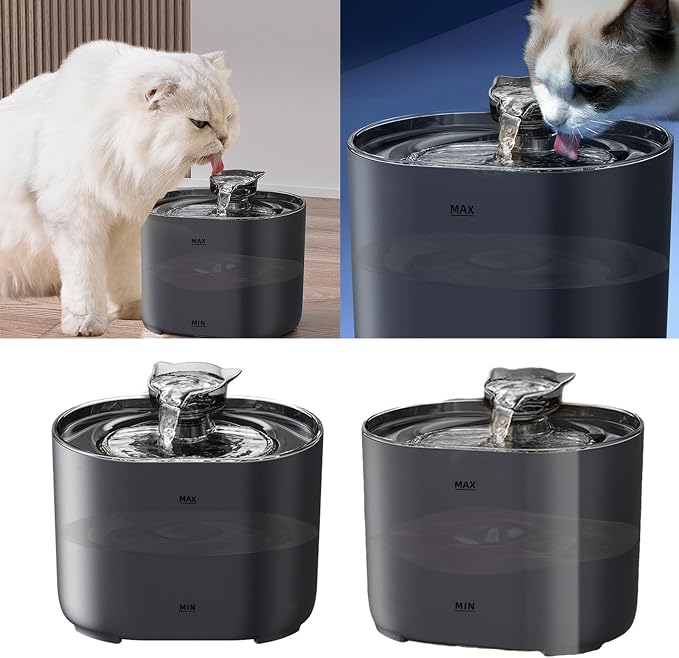 Cat-Shaped Spout Pet Water Fountain
