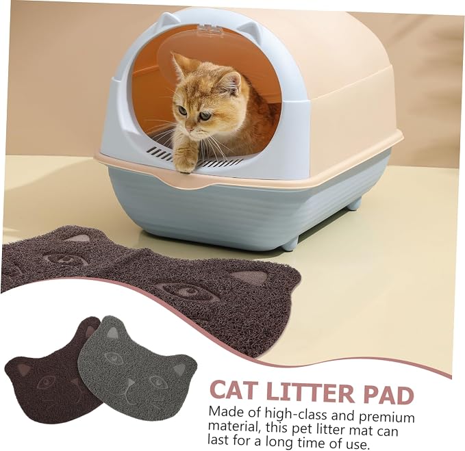 Happy Paws 2-in-1 Cat Feeding & Litter Catcher Mat