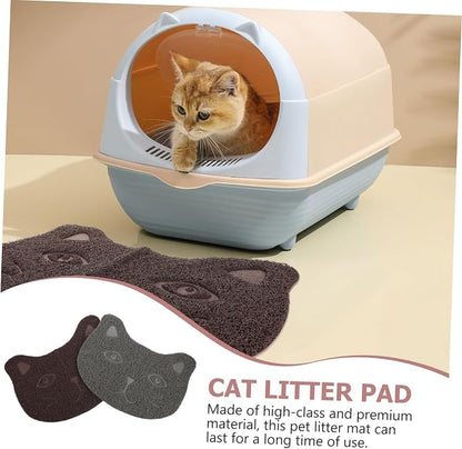 Happy Paws 2-in-1 Cat Feeding & Litter Catcher Mat