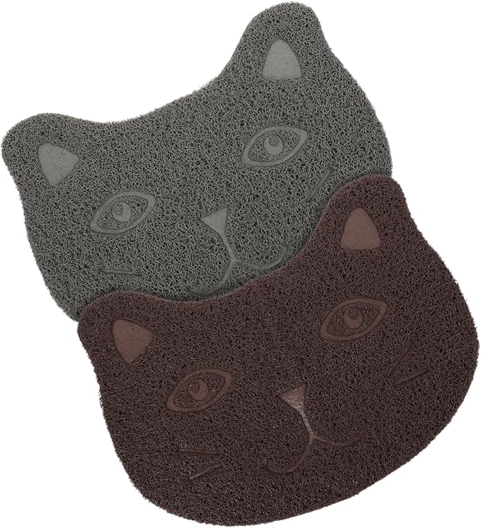 Happy Paws 2-in-1 Cat Feeding & Litter Catcher Mat
