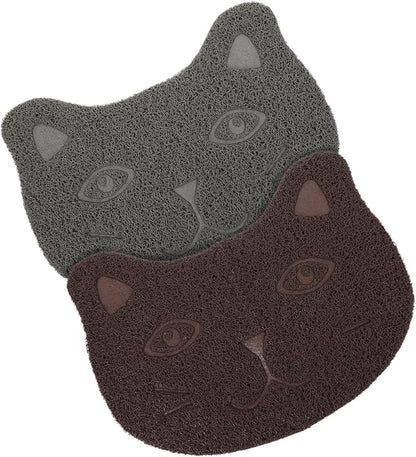 Happy Paws 2-in-1 Cat Feeding & Litter Catcher Mat