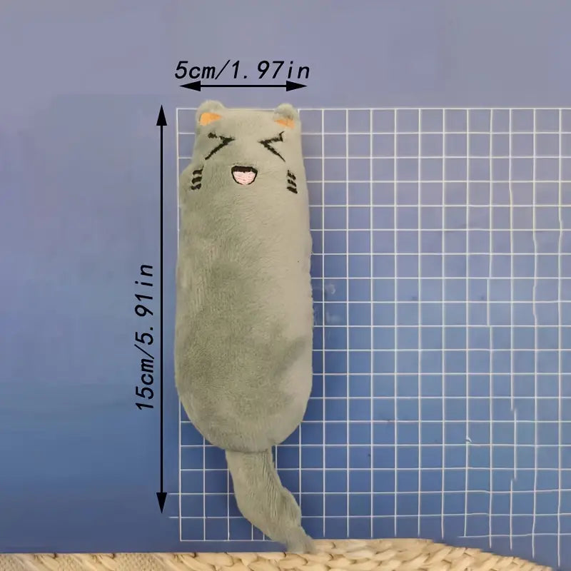 Angry Face Plush Toy for Cats