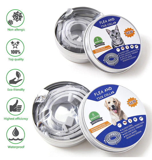 Anti Flea & Tick Collar (Ideal for Outdoor Cats & Dogs) FREE DELIVERY