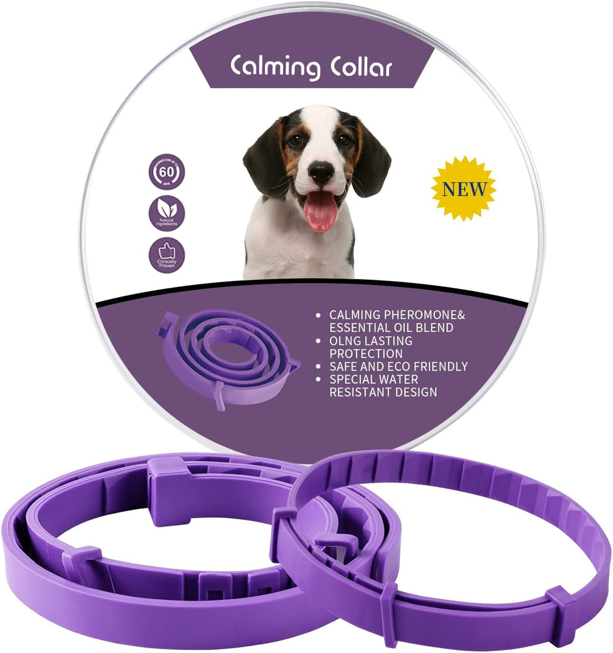 Anxiety Relief Pheromone Calming Collars for Cats and Dogs