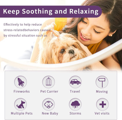 Anxiety Relief Pheromone Calming Collars for Cats and Dogs