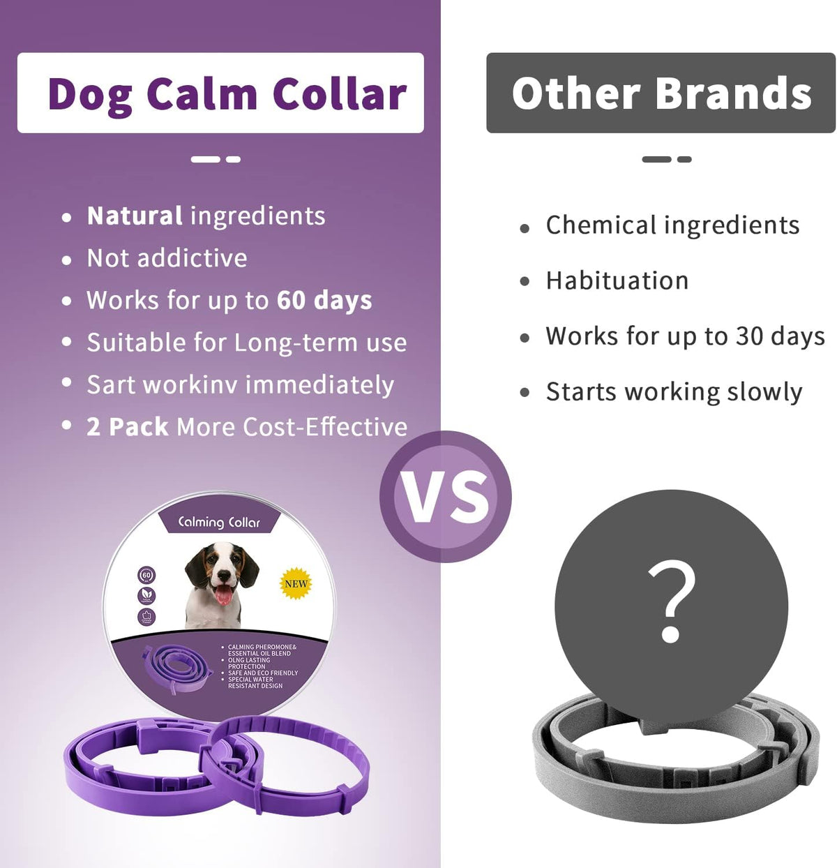 Anxiety Relief Pheromone Calming Collars for Cats and Dogs