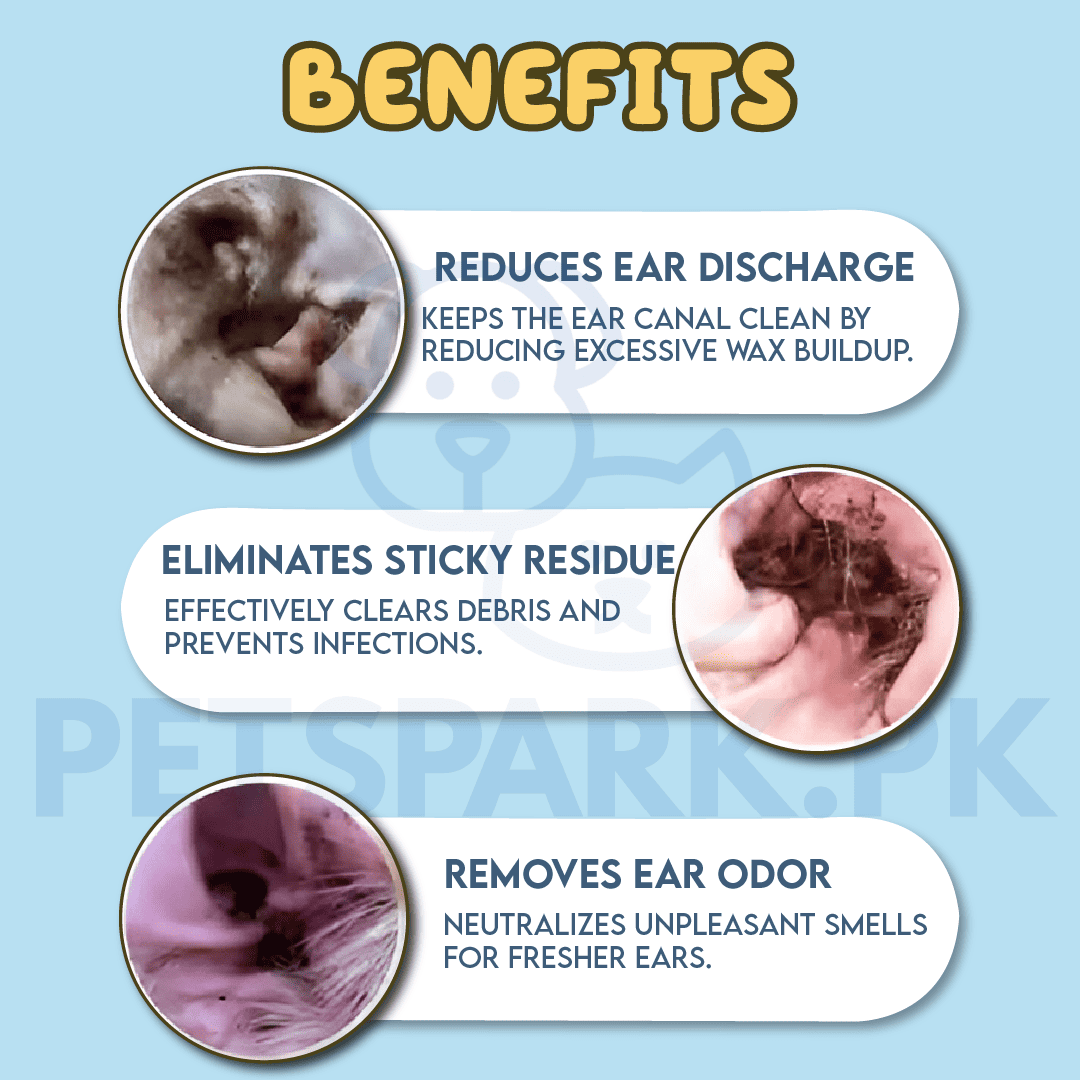 Best Quality Ear Cleaning Liquid for Cats & Dogs