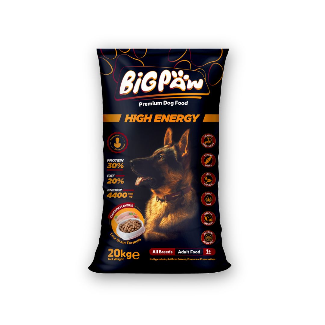 Big Paw High Energy Dog Food 20Kg